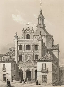 17th 18th Centuries Collection: Sacramento Monastery, Madrid, engraving 1870