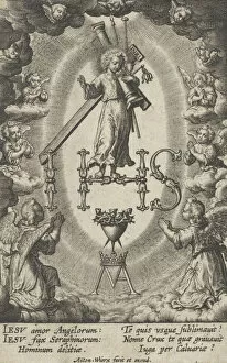 Antonius Wierix Collection: Sacred Monogram. Creator: Antonius Wierix