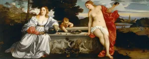 Titian 1488 1576 Prints: Sacred and Profane Love, ca 1515