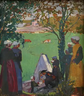 Belief Prints: Sacred Spring at Guidel, 1905. Creator: Maurice Denis