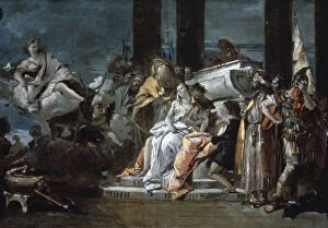 Images Dated 12th September 2005: Sacrifice of Iphigenia, 1735. Artist: Giovanni Battista Tiepolo