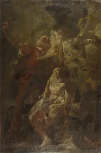 Patriarchs Prints: The Sacrifice of Isaac, after 1735. Creator: Piazzetta, Gian Battista (1683-1754)