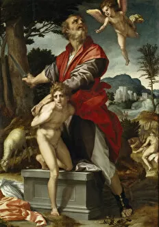 Humanity Gallery: The Sacrifice of Isaac. Artist: Andrea del Sarto (1486-1531)