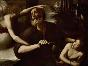 Fondazione Cassa Di Risparmio Di Cesena Prints: The Sacrifice of Isaac, c1618-1620. Creator: Vermiglio; Giuseppe (1585-1635)