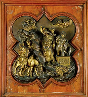 The Sacrifice of Isaac. Panel for doors of the Florence Baptistery