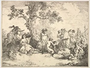 Half Man Prints: Sacrifice to Pan, 1762-63. Creator: Jean Jacques Lagrenee