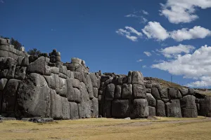 Sacsahuaman Collection: Sacsahuaman Fortress, Cusco, Peru, 2015. Creator: Luis Rosendo