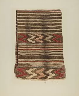 Saddle Blanket, c. 1930. Creator: Ethel Dougan