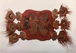Iron Age Prints: Saddle Cover, 5th cen. BC. Artist: Ancient Altaian, Pazyryk Burial Mounds