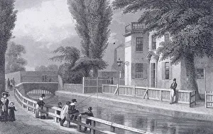 Fleet River Prints: Sadlers Wells, Finsbury, London, c1820. Artist: J Garner