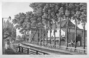 Clerkenwell Prints: Sadlers Wells Theatre, Finsbury, London, 1813
