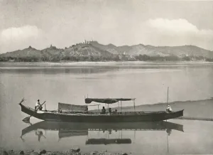 Rowe And Co Prints: Sagaing, on the Irrawaddy - every hill top crowned with a Pagoda, 1900. Creator: Unknown