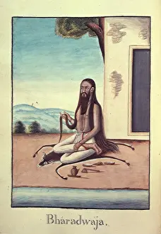 Spirituality Prints: The sage, Bharadvaja, 1803-1804. Creator: Unknown