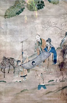 Sage Prints: Three sages of T ai Chi, Chinese, 17th or 18th century