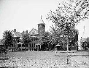 Michigan Prints: Saginaw General Hospital, Saginaw, Mich. between 1900 and 1910. Creator: Unknown