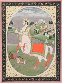 Pahari Hills Prints: Sagittarius, c. 1810. Creator: Sanju (Indian)