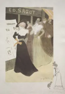 Sagots Gallery, 1898. Creator: Georges Alfred Bottini (French, 1874-1907); Edmond D