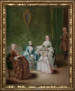 Longhi Prints: The Sagredo family, c.1752. Creator: Longhi, Pietro (1701-1785)