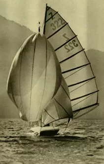 Yachting Collection: Sailing on the Attersee, Upper Austria, c1935. Creator: Unknown