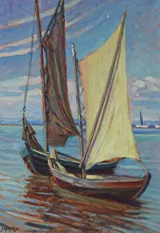 Sailing Boat, after 1930. Creator: Ludwik Misky