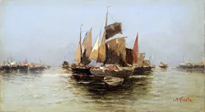 Costa Collection: Sailing Boats, late 17th or early 18th century. Artist: Angelo-Maria Costa