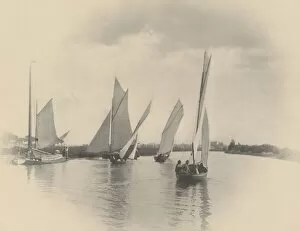 A Sailing Match at Horning, 1885. Creator: Dr Peter Henry Emerson