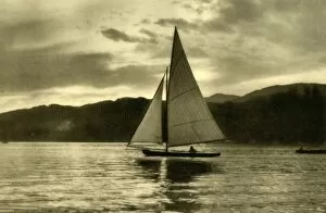 Yachting Collection: Sailing on the Worthersee, Carinthia, Austria, c1935. Creator: Unknown