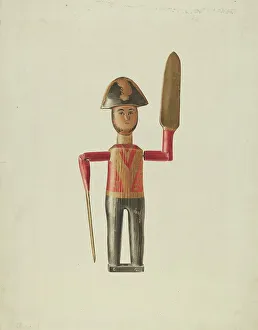 Frances Cohen Prints: Sailor Jack Whirligig, 1939. Creator: Frances Cohen