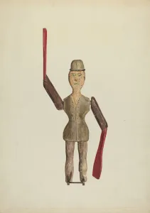 Jane Iverson Prints: Sailor Jack Whirligig, c. 1938. Creator: Jane Iverson