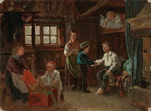 Jansson Karl Prints: Sailor's Return, 1873. Creator: Karl Emanuel Jansson