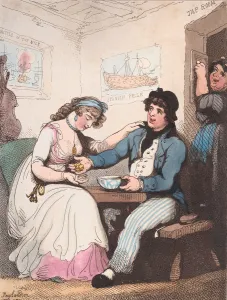 The Sailors Return, October 10, 1799. October 10, 1799. Creator: Thomas Rowlandson