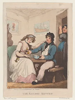 The Sailors Return, October 10, 1799. October 10, 1799. Creator: Thomas Rowlandson