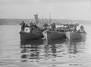 Sailors on shore leave from SOUTH CAROLINA, between c1910 and c1915. Creator: Bain News Service