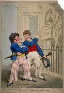 Confused Prints: Sailors in Westminster Abbey, 1804