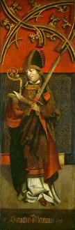 Images Dated 7th April 2021: Saint Alcuin, c. 1500 / 1525. Creator: Unknown