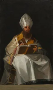 1746 1828 Prints: Saint Ambrose, c. 1796-1799. Creator: Francisco de Goya (Spanish, 1746-1828)
