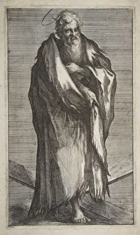 Bellange Jacques Prints: Saint Andrew, 1595-1616. Creator: Jacques Bellange