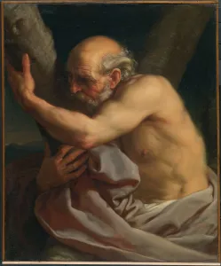 Batoni Pompeo Prints: Saint Andrew, 1740 / 43. Creator: Pompeo Batoni