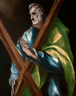 Andrew Collection: Saint Andrew. Artist: El Greco, Dominico (1541-1614)