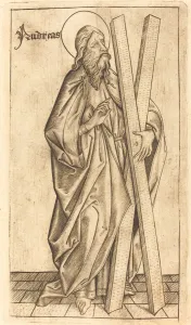 Saint Andrew, c. 1470 / 1480. Creator: Israhel van Meckenem