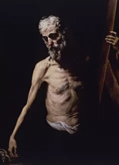 Ribera Gallery: Saint Andrew, by Jose de Ribera, now in the Prado Museum
