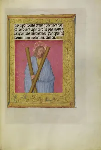 First Called Prints: Saint Andrew; Spinola Hours, about 1510-1520