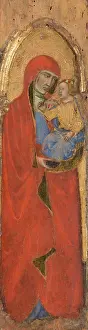 Double Portrait Prints: Saint Anna and the Infant Mary, c1370-1390. Creator: Andrea Vanni