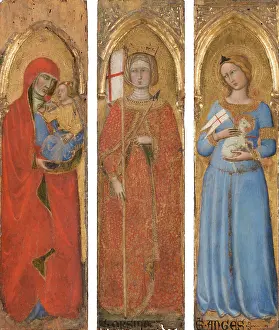Portraits Prints: Saint Anna and the Infant Mary; Saint Ursula; Saint Agnes