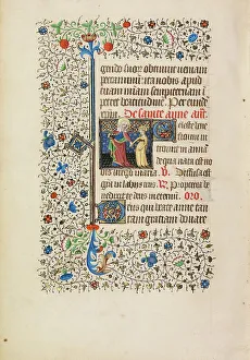 Literacy Prints: Saint Anne and the Virgin Mary as a Child; Book of Hours