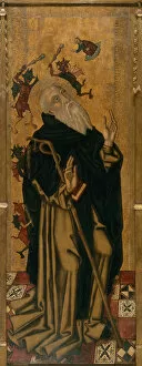 Cave Collection: Saint Anthony the Abbot Tormented by Demons. Artist: Desi, Joan (active 1481-1520)