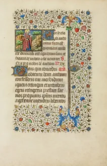 Saint Anthony with an Axe; Book of Hours, about 1440-1450. Creator: Workshop of the Bedford Master