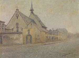 Antwerp Vlaanderen Belgium Prints: The Saint Anthony Church in Antwerp, 1904. Creator: Anna Kernkamp