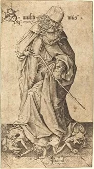 Saint Anthony. Creator: Israhel van Meckenem