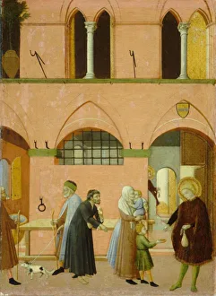 Alms Prints: Saint Anthony Distributing His Wealth to the Poor, c. 1430 / 1435